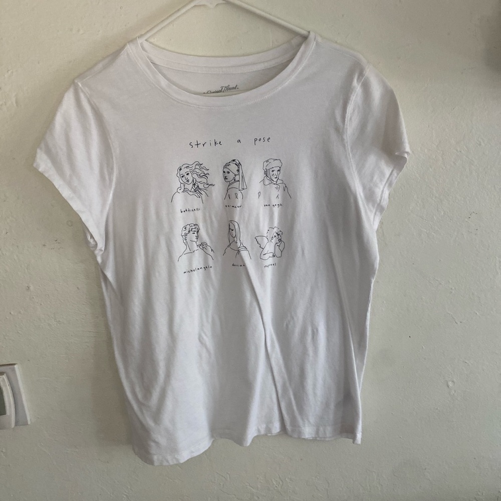 “Strike a pose” famous painters tee